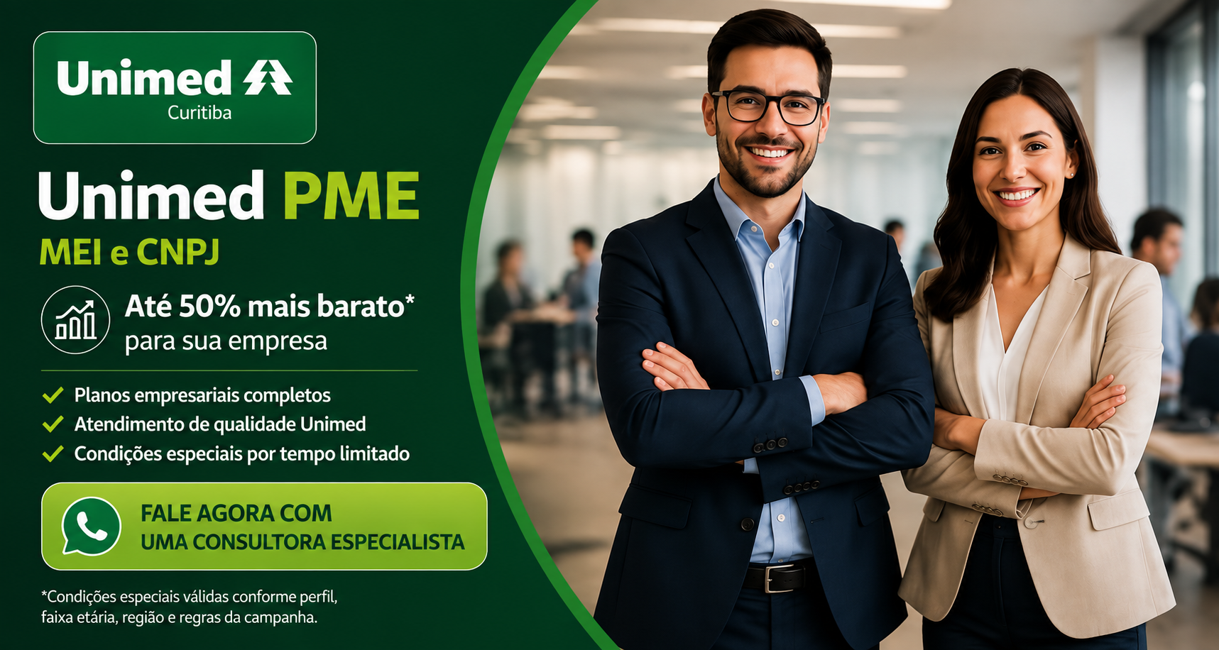 Campanha Unimed PME para MEI e CNPJ